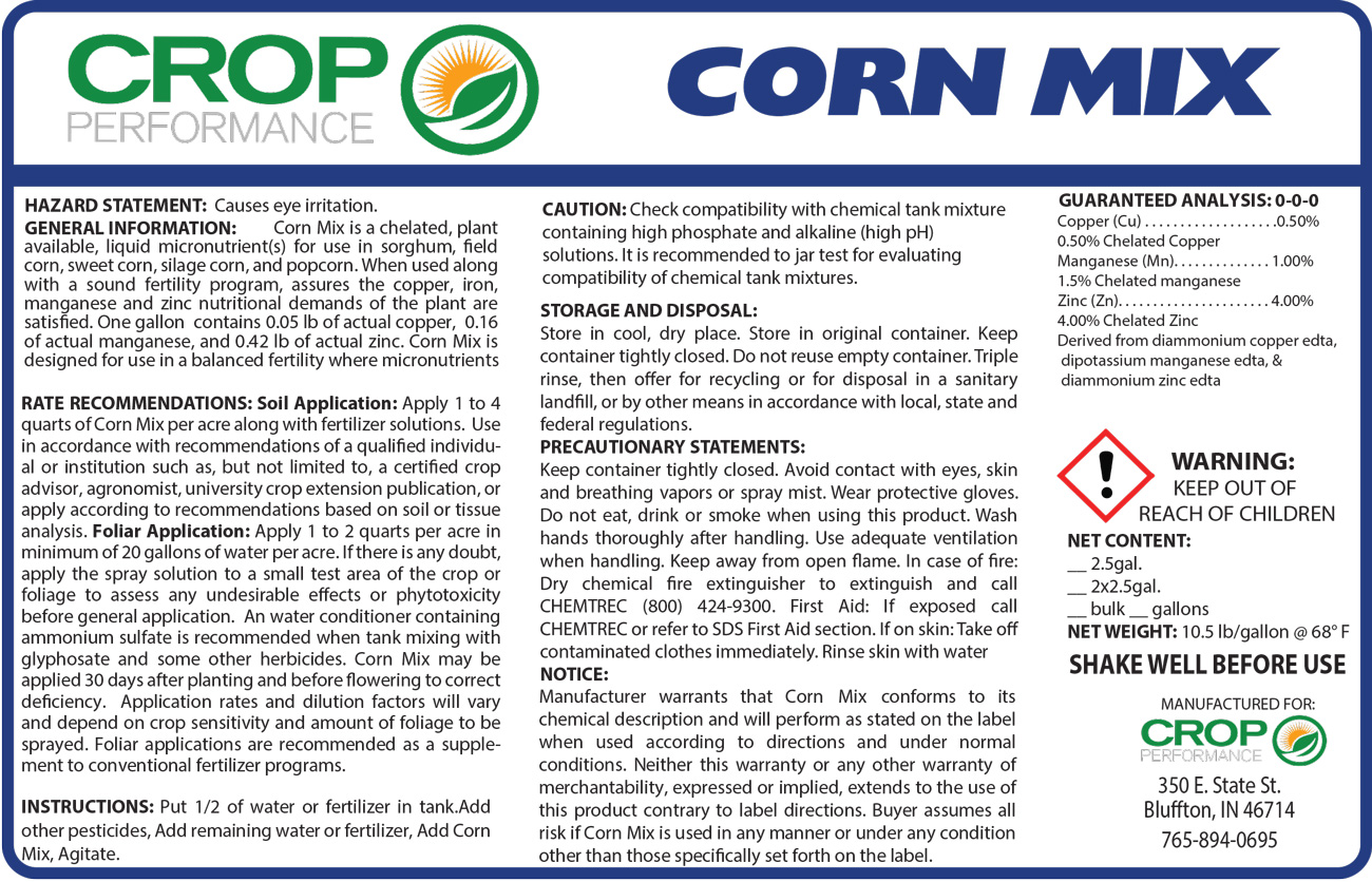 Corn Mix Crop Performance LLC